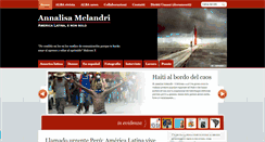 Desktop Screenshot of annalisamelandri.it